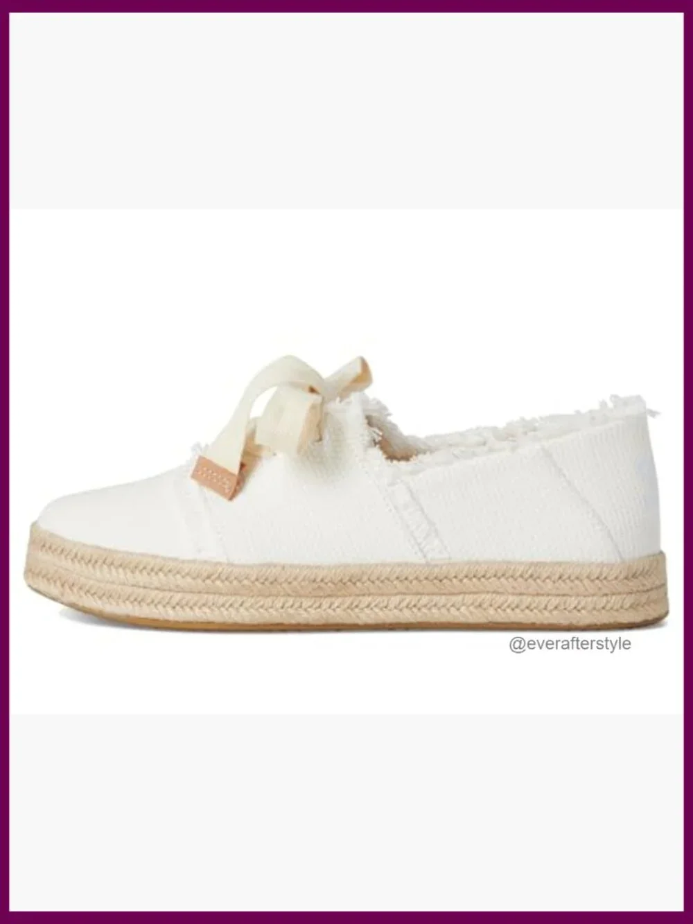 Lace-Up Espadrille with CloudBound Foam Insole, Cotton Upper